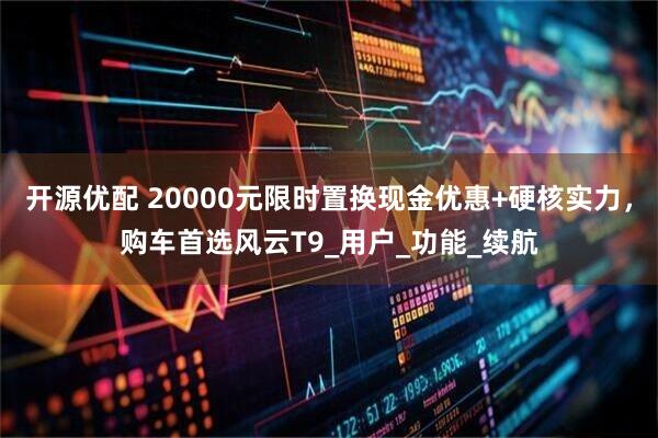 开源优配 20000元限时置换现金优惠+硬核实力，购车首选风云T9_用户_功能_续航